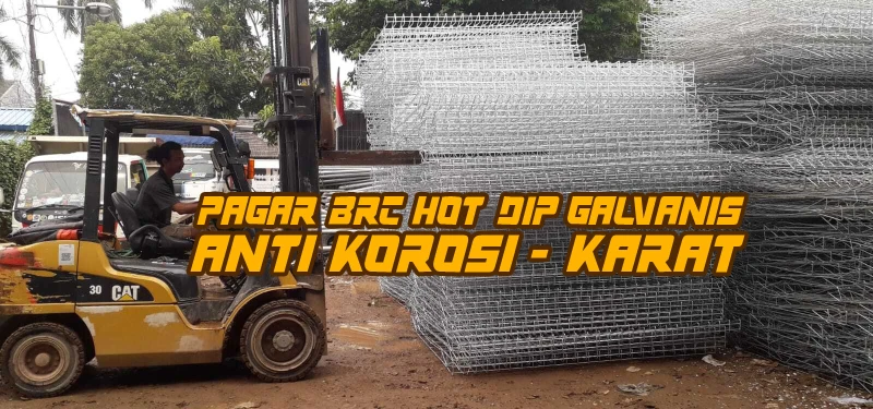 Pagar BRC Hot Dip Galvanis SNI Tahan Korosi | Jual Pagar BRC Tanjung Redeb