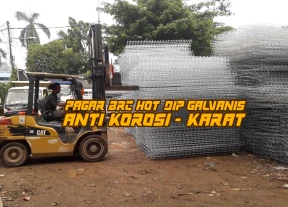 Pagar BRC Hot Dip Galvanis SNI Tahan Korosi  Jual Pagar BRC Tanjung Redeb